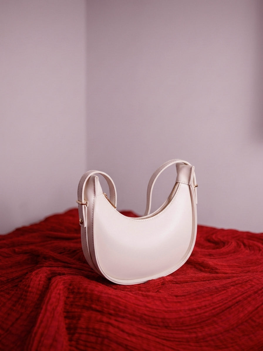 Satchels mehroon moon style Bag