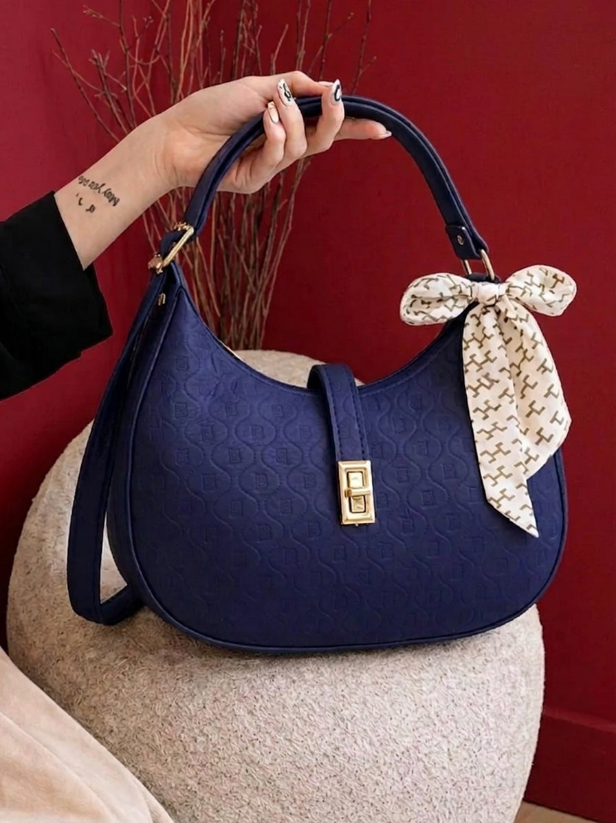 Stylish blue moon bag